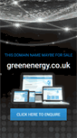 Mobile Screenshot of greenenergy.co.uk