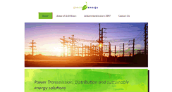 Desktop Screenshot of greenenergy.ae