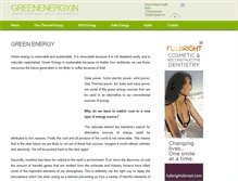 Tablet Screenshot of greenenergy.in