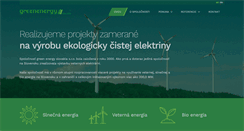 Desktop Screenshot of greenenergy.sk