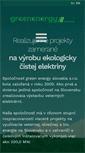 Mobile Screenshot of greenenergy.sk