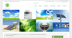 Desktop Screenshot of greenenergy.com.kw